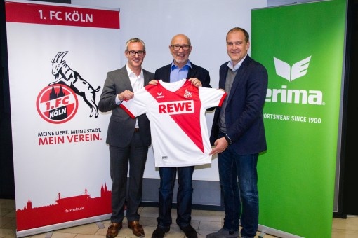 ERIMA reste le sponsor du FC Cologne: le contrat est prolongé jusqu’en 2018
