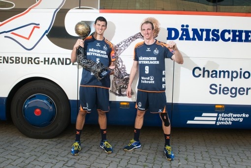 Un maillot spécial ligue des champions pour  le SG Flensburg-Handewitt