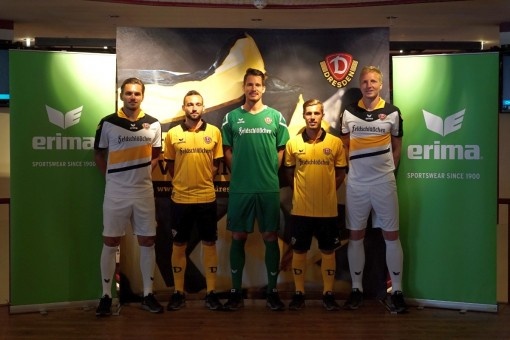 ERIMA et le SG Dynamo Dresde démarrent leur partenariat avec la présentation d’un maillot exclusif