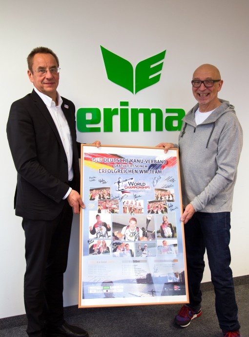 La fédération allemande de canoë-kayak prolonge son contrat d’équipement avec ERIMA 