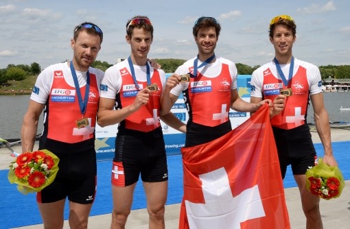 Les rameurs suisses en tenue ERIMA aux  premières places lors des championnats d’Europe