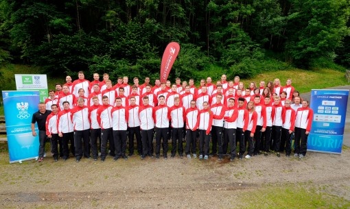 EYOF à Utrecht : L’Équipe autrichienne prête au départ avec ses tenues ERIMA CLUB 1900