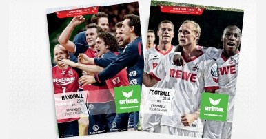 ERIMA présente de nouveau catalogues football et handball avec des offres spéciales
